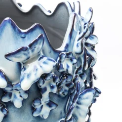 Butterflies-vase, lyseblå, højde 50 cm, stentøj^KARE Hot