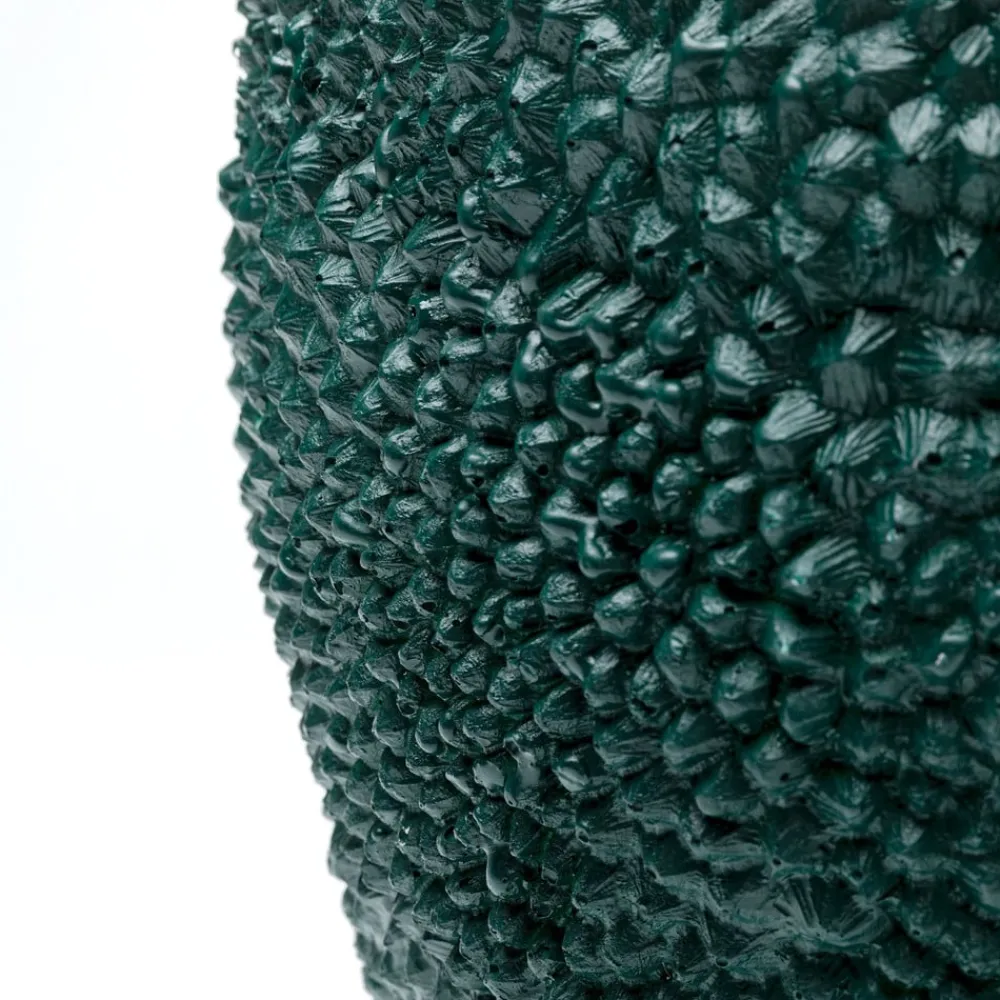 KARE Chameleon Jack frugtvase, grøn/guld, polyresin