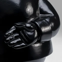 dekorativ figur dværg stående, sort/guld, polyresin^KARE Hot