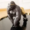 dekorativ figur Monkey Beach, højde 20 cm, sort polyresin^KARE Online