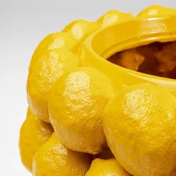 KARE dekorativ krukke Lemon Juice, højde 22 cm, Ø 34 cm, gul