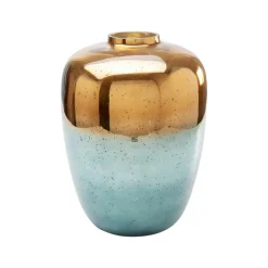 KARE dekorativ vase Lizy Shine Multi, højde 41 cm, håndlavet glas