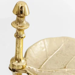 Etagere Leaf, aluminium, messingbelagt, h 46 cm^KARE Online