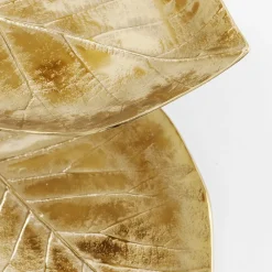 Etagere Leaf, aluminium, messingbelagt, h 46 cm^KARE Online