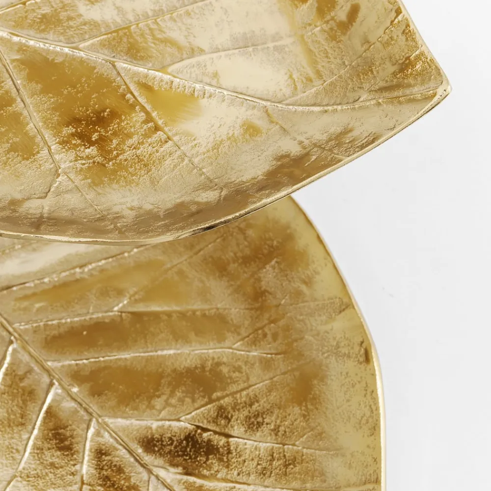 Etagere Leaf, aluminium, messingbelagt, h 46 cm^KARE Online