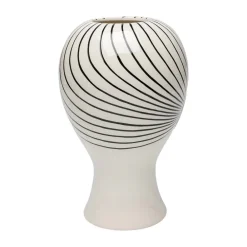 KARE Favola Lady-vase, højde 30 cm, keramik, sort/hvid