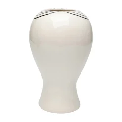 Favola Men-vase, højde 30 cm, keramik, sort/hvid^KARE