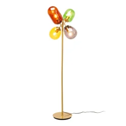 Gulvlampe Balloon Dance, flerfarvet, glas, 160 cm, E27^KARE Best