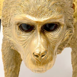 gulvlampe Monkey Dance, guldfarvet, 120 cm, E27^KARE Hot