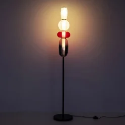 KARE Gulvlampe Sugar, flerfarvet, glas, 150 cm, G9