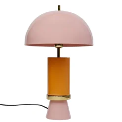 KARE Pendellamper|Bordlamper>Josy bordlampe, pink/orange, stål, højde 51 cm