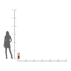 KARE Marvelous Duo-vase, højde 38 cm, glas, gul, lilla