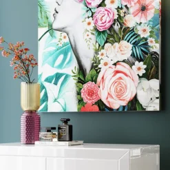 KARE Marvelous Duo-vase, højde 38 cm, glas, gul, lilla