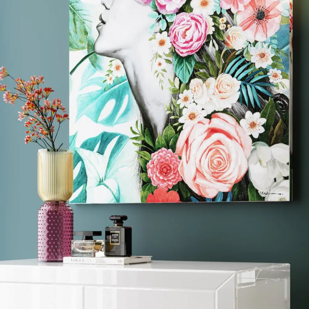 KARE Marvelous Duo-vase, højde 38 cm, glas, gul, lilla