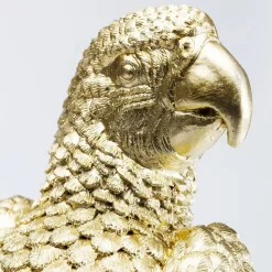 KARE Papegøjedekorationsæske, højde 40 cm, polyresin, sort, guld