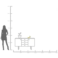 Parrot Guard dekorativ skål, guld/grøn, håndmalet^KARE Discount