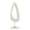 KARE Soft Shape dekorativt objekt, høj form, hvid, støbt sten