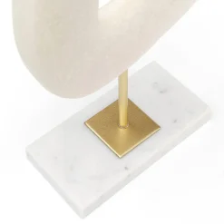 KARE Soft Shape dekorativt objekt, høj form, hvid, støbt sten