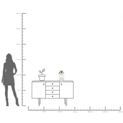 KARE Vase LA Noble, højde 30 cm, glas, guld/klar, håndlavet