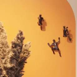 vægobjekt Climber Rope, polyresin, højde 51 cm, brun^KARE Hot