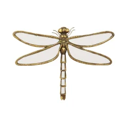 KARE vægobjekt Dragonfly Spejl, polyresin, glas, guld