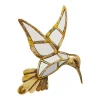 vægobjekt Hummingbird Mirror, polyresin, glas, guld^KARE Sale