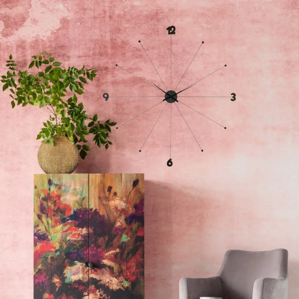 KARE vægur Like Umbrella, aluminium, polystyren, Ø 100 cm