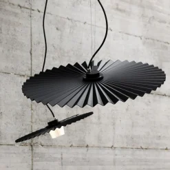 Karman Udendørs Pendellamper>Gonzaga LED-hængelampe, Ø 59 cm, sort