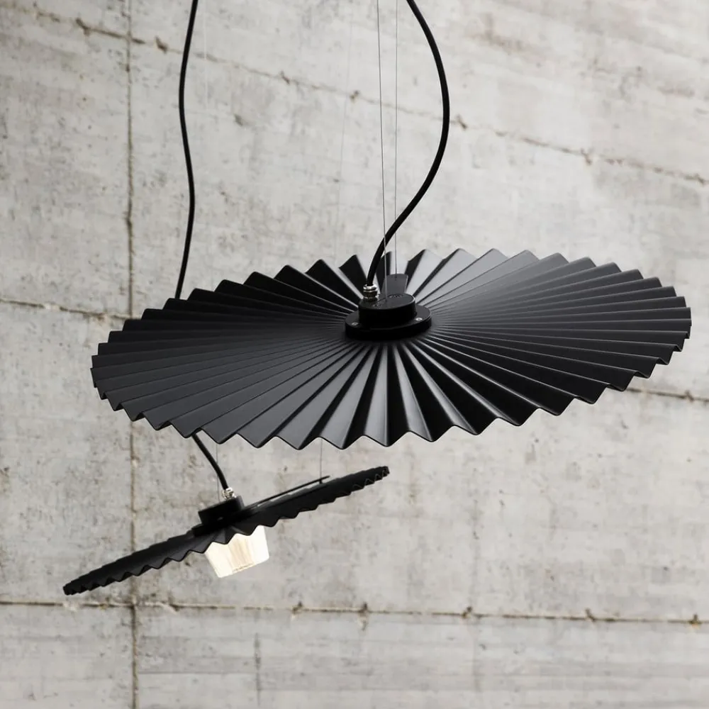 Karman Udendørs Pendellamper>Gonzaga LED-hængelampe, Ø 59 cm, sort