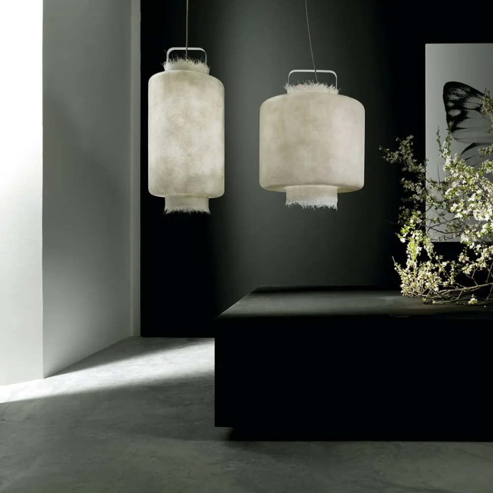 Karman Udendørs Pendellamper>Kimono udendørs LED-hængelampe, Ø 40 cm