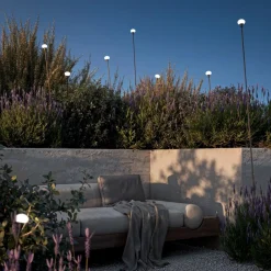 Karman LED-gadelampe MINUIT, højde 160 cm, sort, IP65