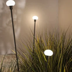 Karman LED-lampe med jordspyd MINUIT, højde 105 cm, sort, IP65