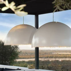 Karman Plancton - udendørs LED-hængelampe, Ø 75 cm