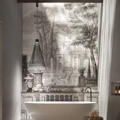 Karman Udendørs Pendellamper>udendørs LED-hængelampe Ikonika, sort, Ø 40 cm, IP55