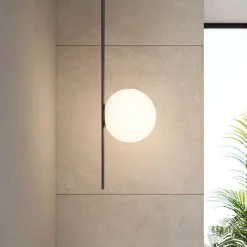 udendørs loftlampe Atmosphere sort 178 cm plast^Karman Online