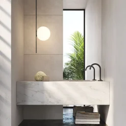 udendørs loftlampe Atmosphere sort 178 cm plast^Karman Online