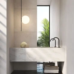 udendørs loftlampe Atmosphere sort 133 cm plast^Karman Hot