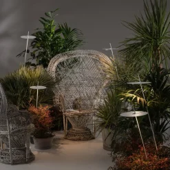 Karman Xana LED-hængelampe, hvid, højde 96 cm