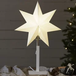 STAR TRADING Dekorationsbelysning|Julepynt>Karo standerstjerne, højde 55 cm
