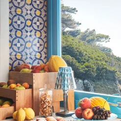 Kartell Dekorationsbelysning|Terrassebelysning>Big Battery - Bordlampe IP54, lyseblå