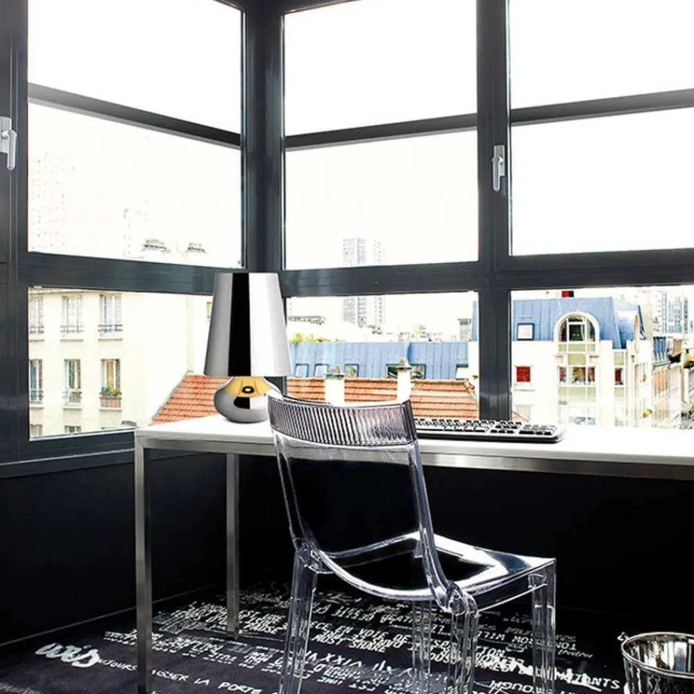 Kartell Bordlamper>Cindy LED-bordlampe, platin metallisk