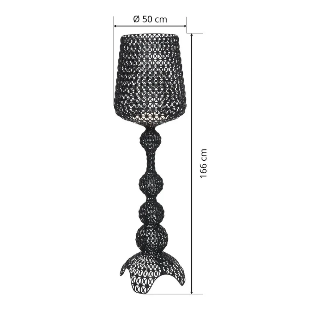 Kartell Kabuki - LED-gulvlampe, sort