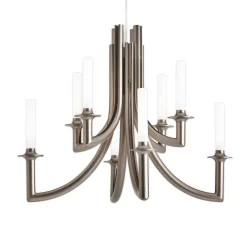 Kartell Khan lysekrone, Ø 77 cm, mat bronze