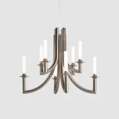 Kartell Khan lysekrone, Ø 77 cm, mat bronze