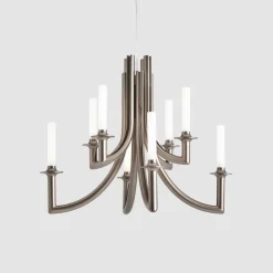 Kartell Khan lysekrone, Ø 77 cm, mat bronze