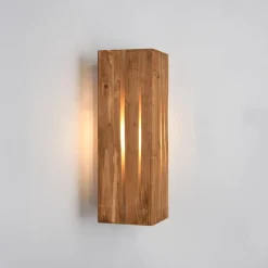 Karuni væglampe, naturlig, træ, metal, E14^Trio Lighting Sale