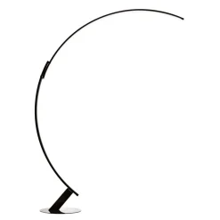 kdln LED-gulvlampe Kyudo, sort, højde 212 cm