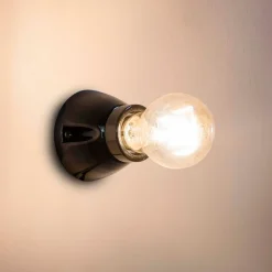 FARO BARCELONA Kera væglampe, sort