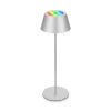 Briloner Terrassebelysning>Kiki LED-bordlampe, mat krom, IP44, 3.000 K, RGBW