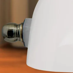 ORION Klassisk bank bordlampe Zora med glasskærm